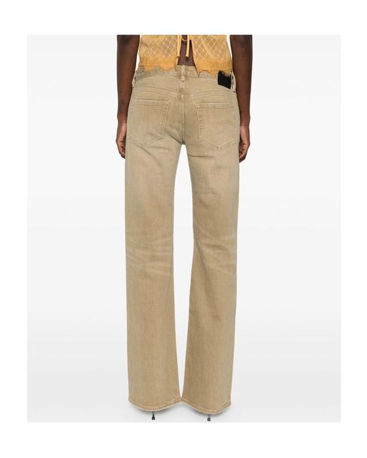 R13 Natural Belt Loop Jeans