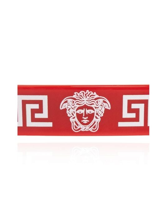 Versace Red Plex Hair Clip