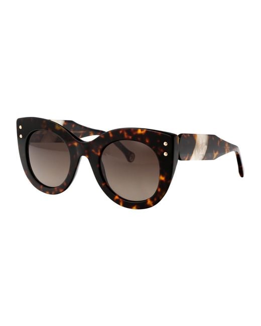 Carolina Herrera Multicolor Butterfly Frame Full Rim Sunglasses