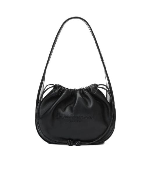 Alexander Wang Black Small Cinch Shoulder Bag