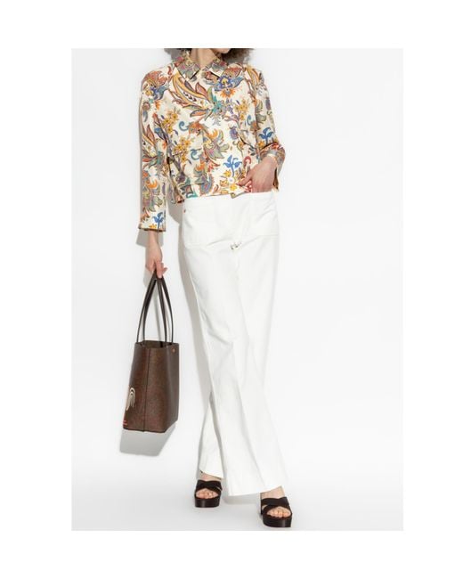 Etro Metallic Paisley Printed Jacket