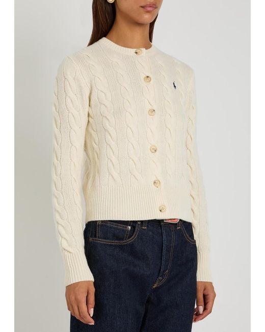 Polo Ralph Lauren Natural Wool Cashmere Cardigan