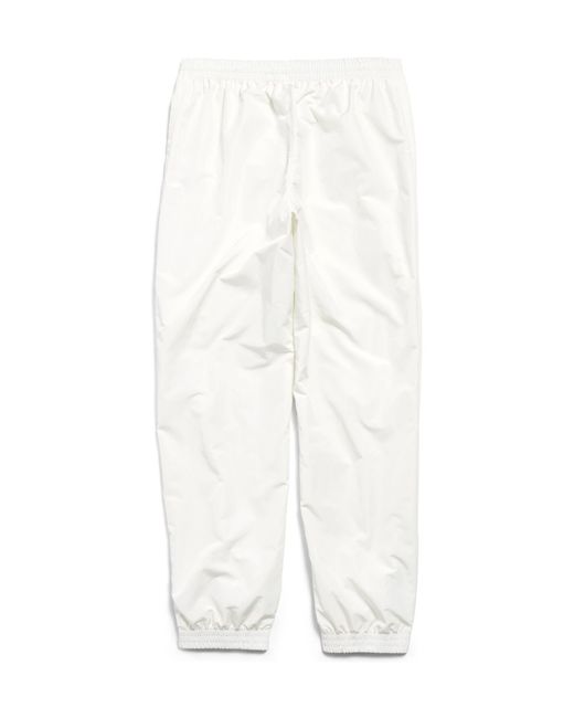 Balenciaga White Mirror-Logo Tracksuit Pants