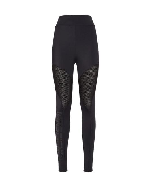 Fendi Blue Tech Fabric Leggings