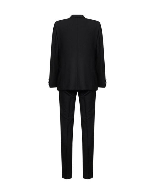 Dolce & Gabbana Black Long-Sleeved Suit for men