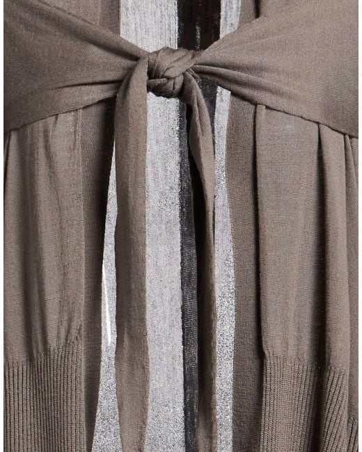 Rick Owens Black Solid Color Cardigans