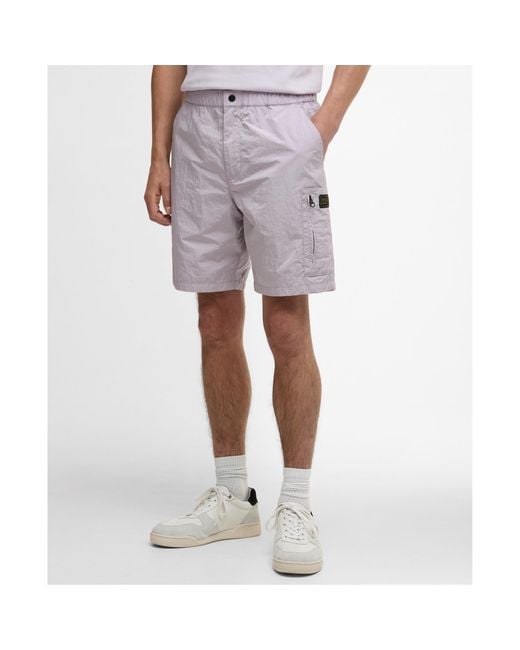 Barbour Blue Logo-Detail Shorts for men