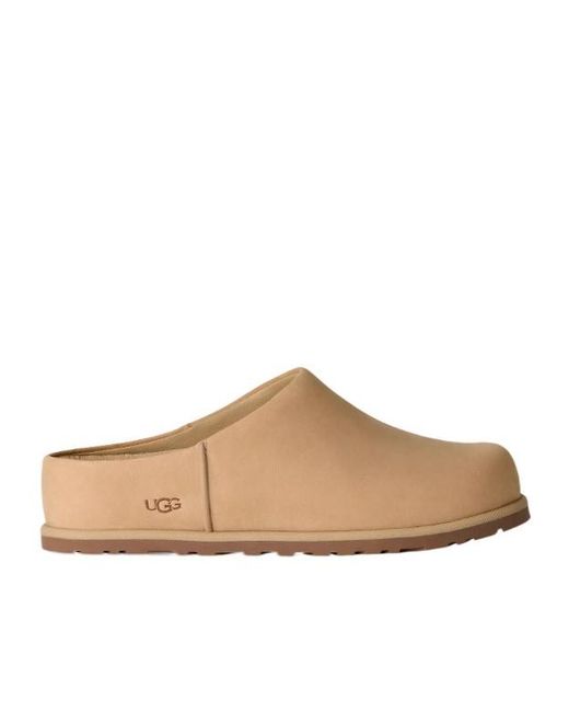 Ugg Brown Otzo Round-Toe Clogs