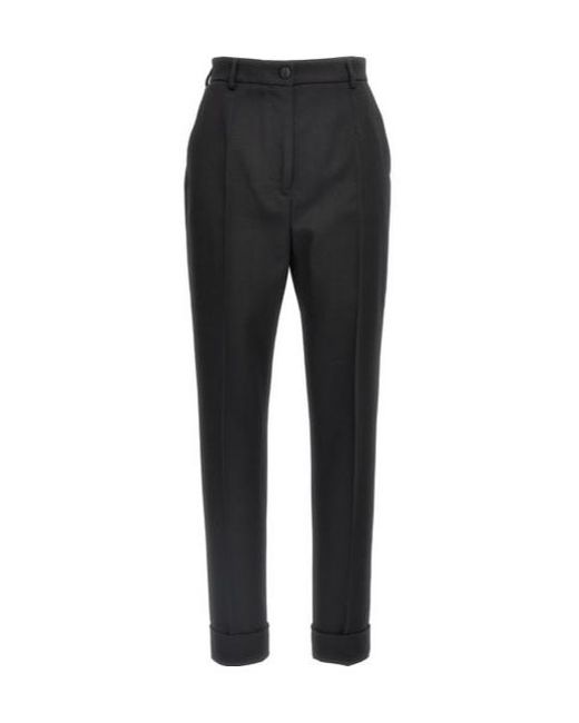 Dolce & Gabbana Black Tailored Trousers