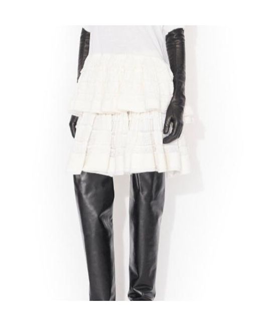 Alaïa White Alaïa Crinoline Skirt