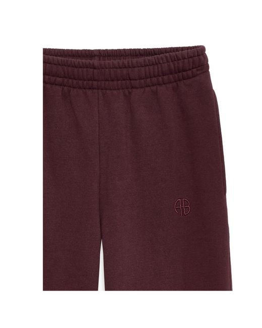Anine Bing Purple Karter Jogger Pants