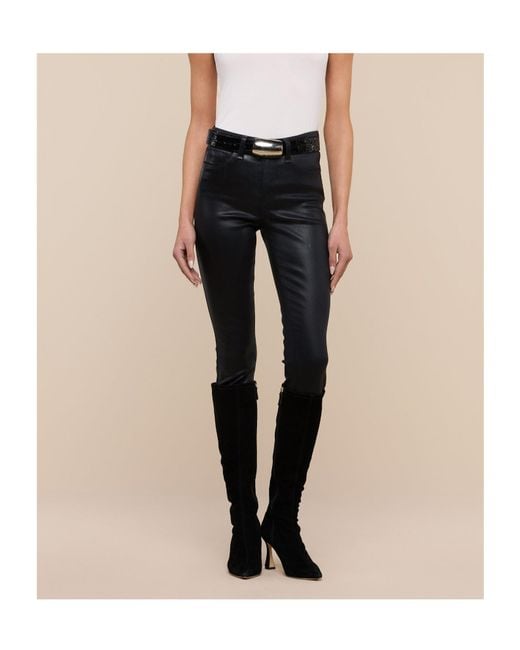 L'Agence Black Marguerite Skinny Jeans