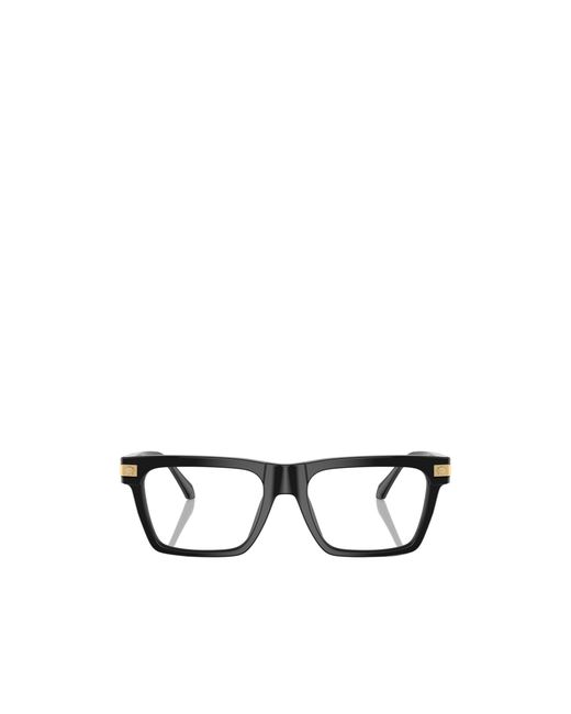 Versace White Geometrically Framed Flat Mirror for men