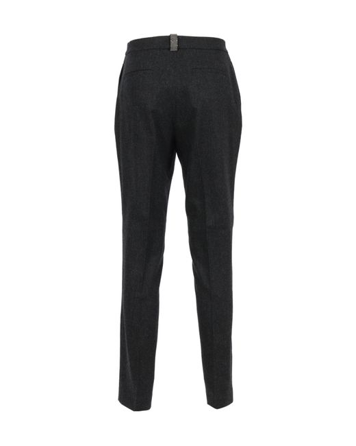 Fabiana Filippi Black Embellished Pocket Pants