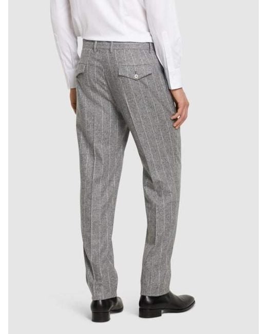 Brunello Cucinelli Gray Single-Breasted Suit for men