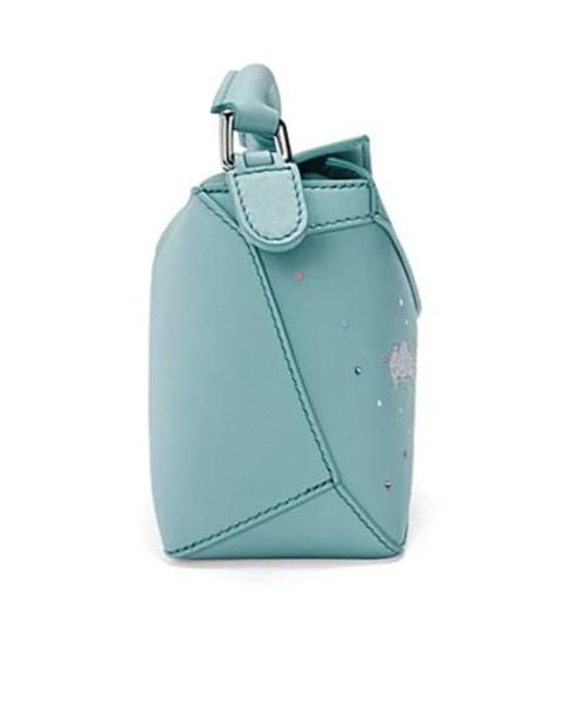 Loewe Blue Squid Mini Puzzle Bag