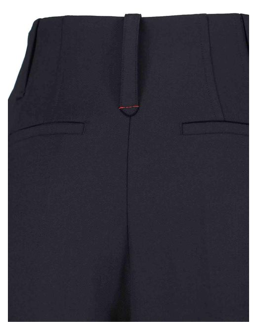 Victoria Beckham Black Wide-Leg Trousers
