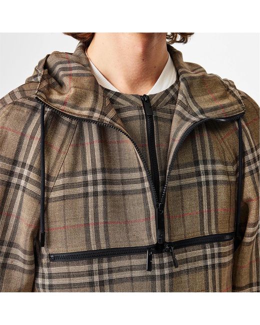 Burberry Green Half-Zip Casual Jacket for men