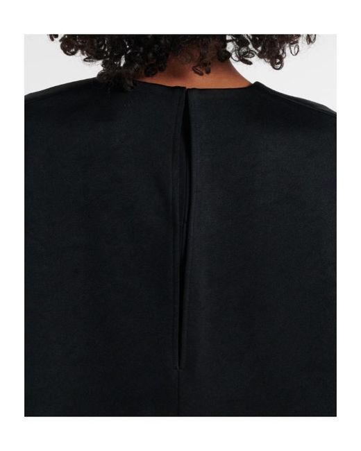 Roland Mouret Black Embellished Satin Crepe Gown