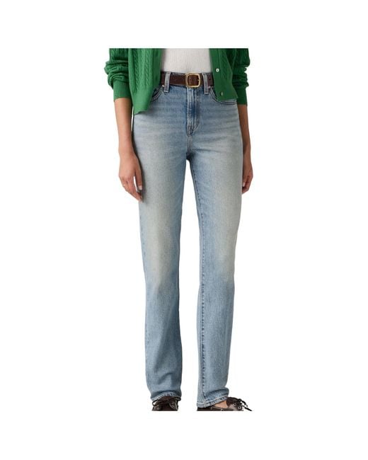Levi's Green Wedgie Slim Jeans