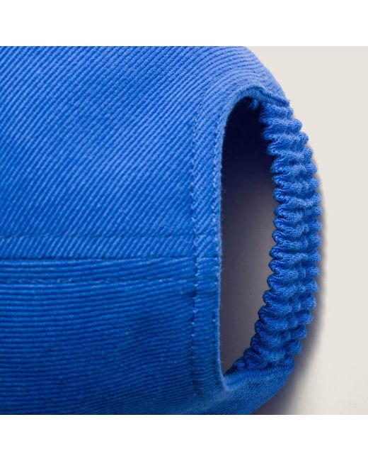 Miu Miu Blue Logo-Embroidered Two-Toned Baseball Cap