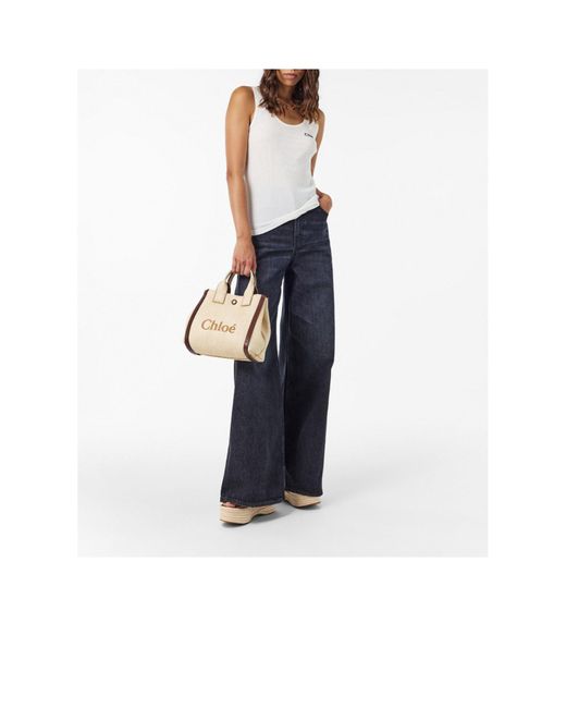 Chloé Natural Lightweight Straw Bag