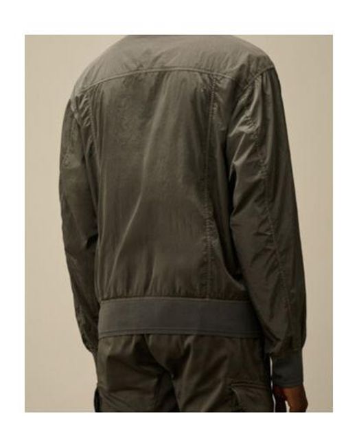 C P Company Green Chrome-R Button Jacket for men