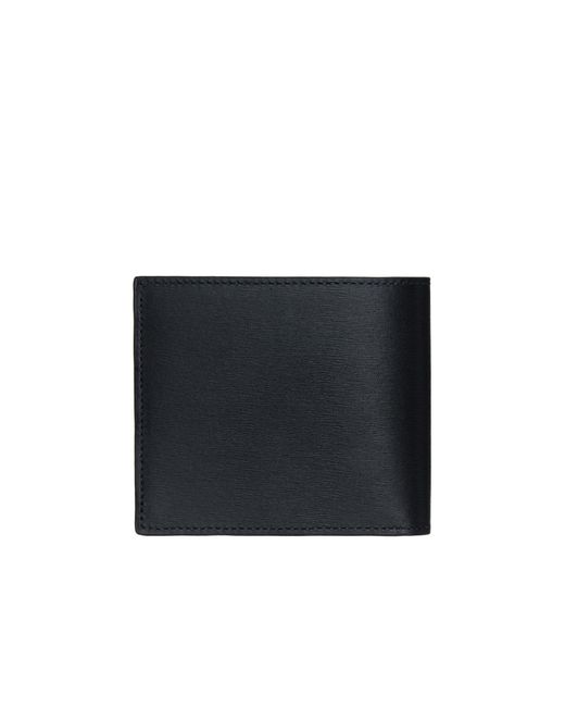 Paul Smith Black Textured Bifold Wallet for men