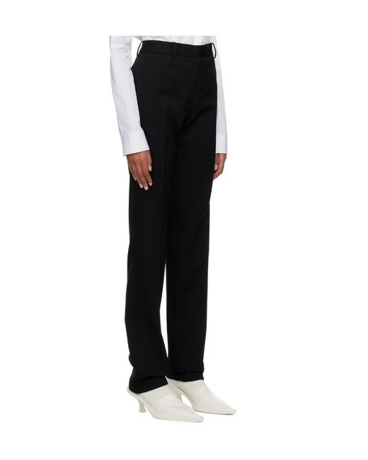 Jil Sander Black Trousers