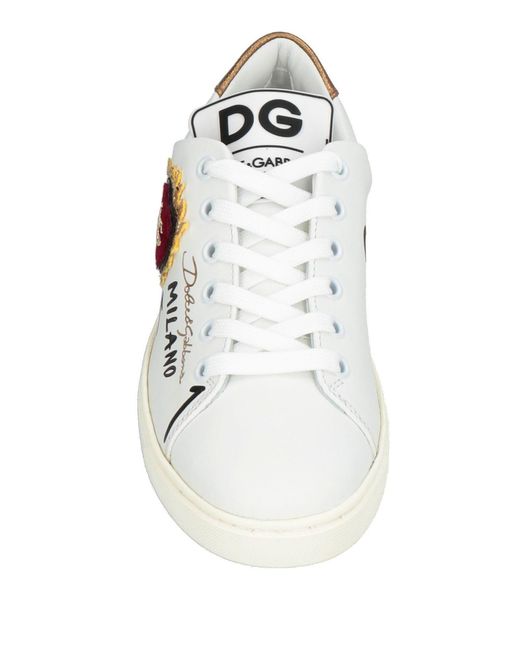 Dolce & Gabbana Natural Solid Color Leather Casual Shoes
