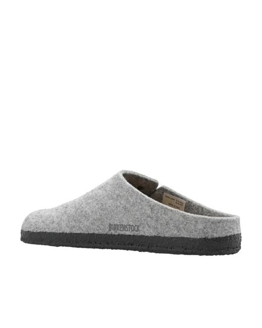 Birkenstock Gray Logo Mules