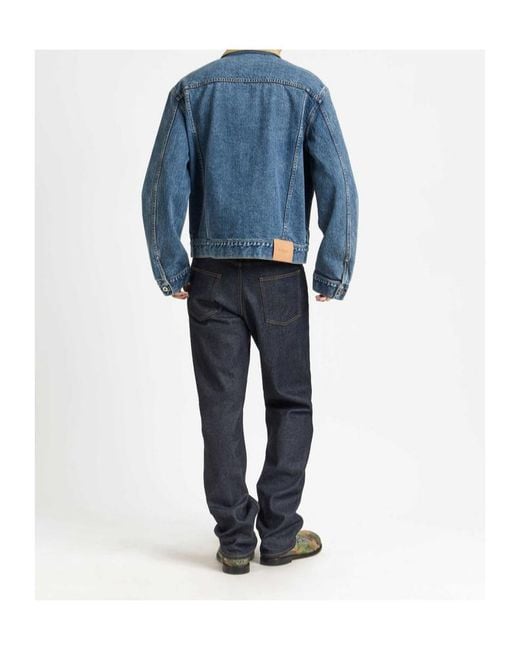 J.W. Anderson Blue Jw Anderson Straight Leg Jeans for men