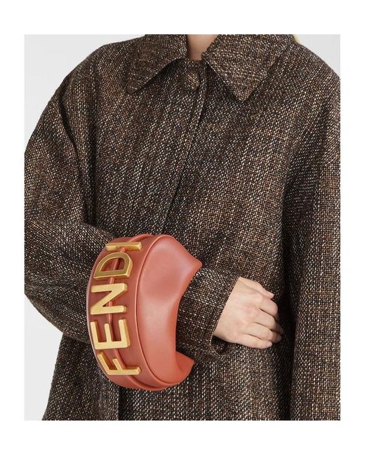 Fendi Red Graphy Mini Tote Bag