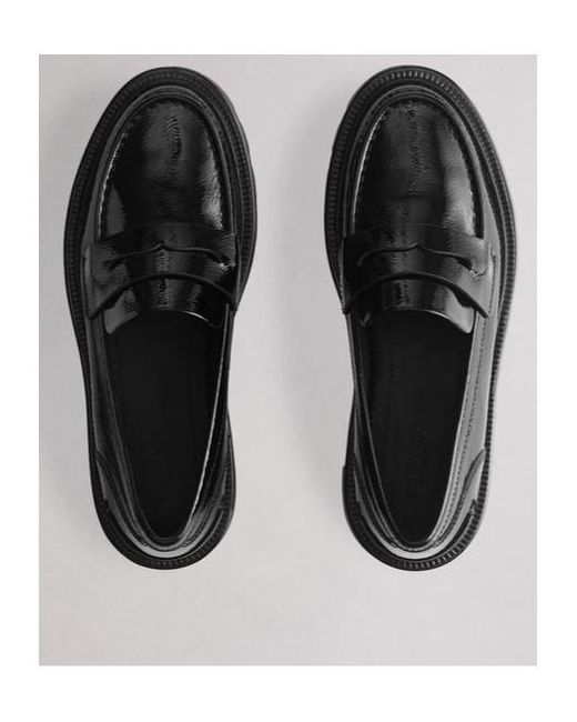 Rag & Bone Black Round Head Loafer Shoes
