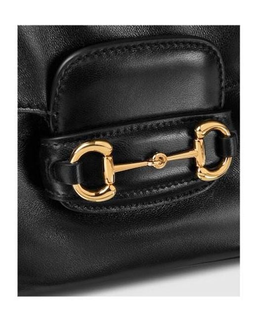 Gucci Black Horsebit 1955 Mini Shoulder Bag