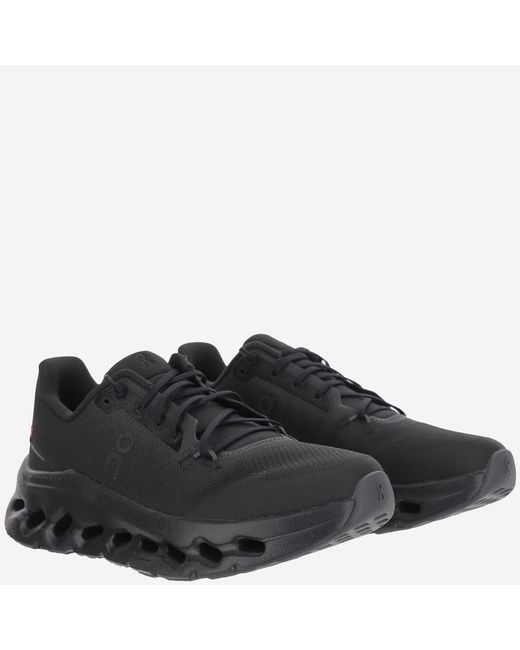 On Shoes Black Cloudtilt Lace-Up Sneakers for men