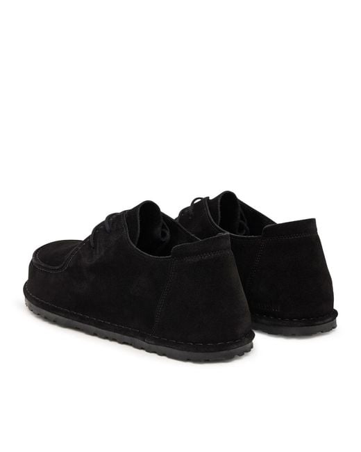 Birkenstock Black Utti Lace-Up Shoes for men