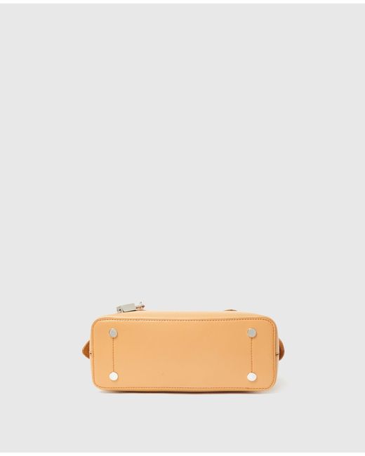 Stella McCartney Metallic Double-Handled Crossbody Bag