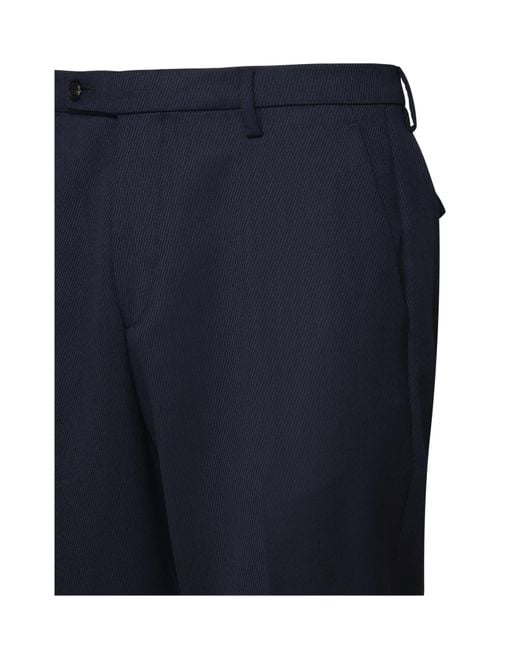 Michael Coal Blue Zip Closure Pants for men