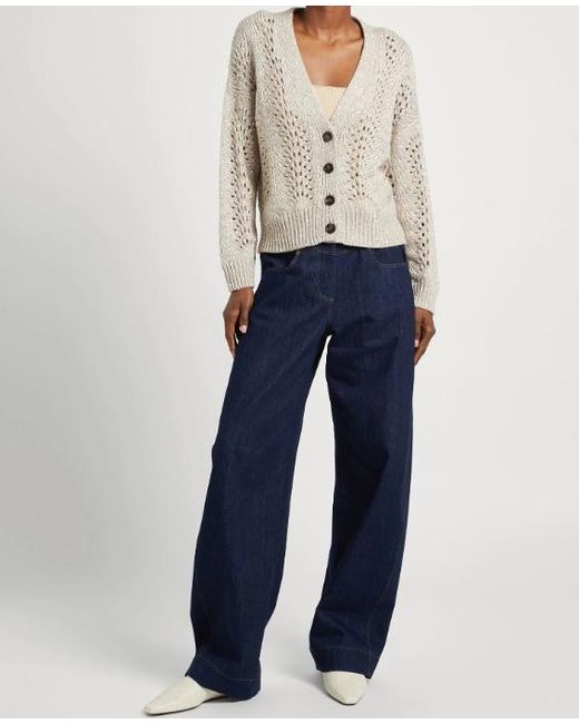 Brunello Cucinelli Natural Cardigans