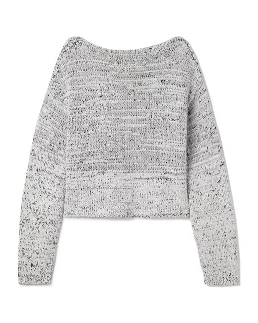 Proenza Schouler Gray Maddox Oversized Sweater