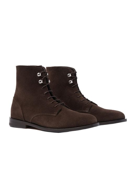 Scarosso Brown Eva Laced Boots
