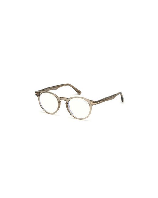 Tom Ford Natural Eyewear Round Frame Glasses for men