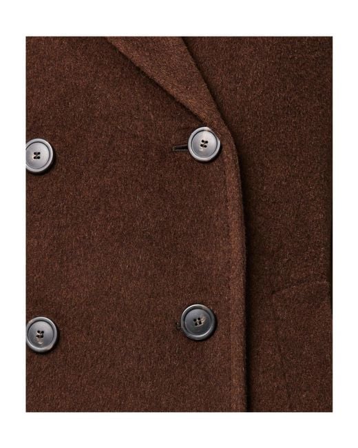 Weekend by Maxmara Brown Structured Long Coat