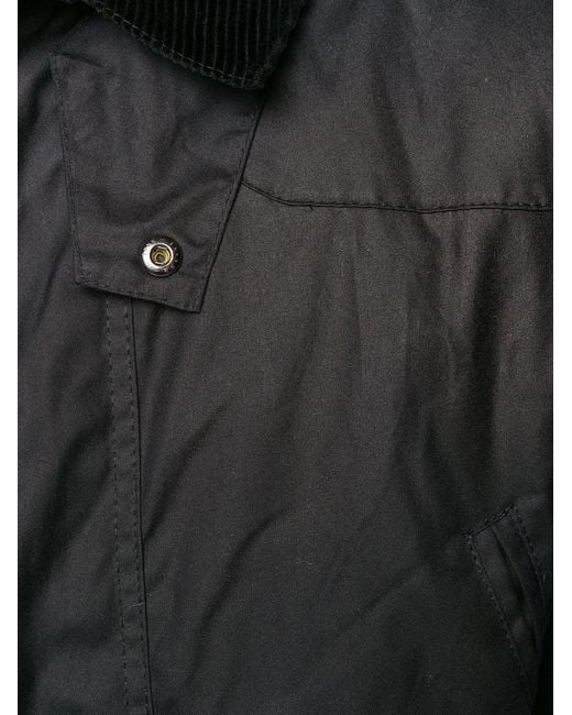 Barbour Black Reelin Waxed Jacket for men