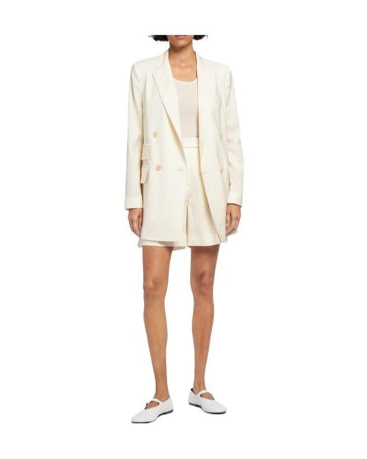 Max Mara Natural Double-Breasted Blazer