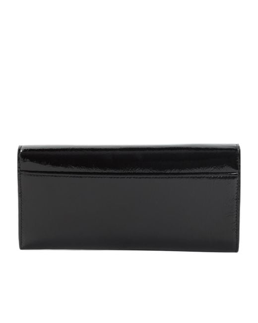 Roger Vivier Black Belle Vivier Patent-Leather Chain-Strap Clutch Bag