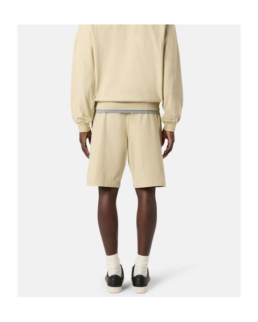 Stone Island Natural Fleece Shorts for men