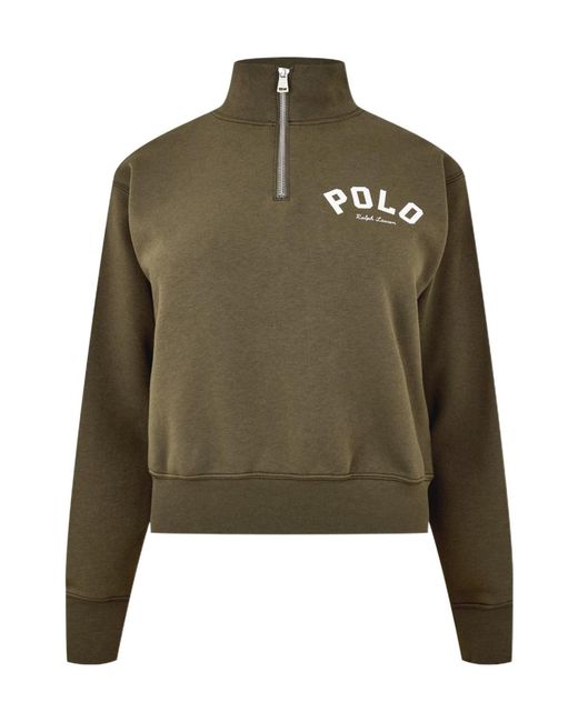 Polo Ralph Lauren Green Zipper Sweatshirt