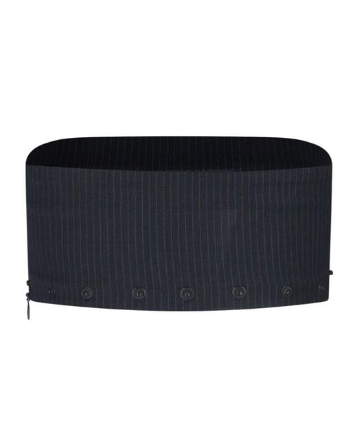 Paloma Wool Blue Nita Striped Bandeau Top